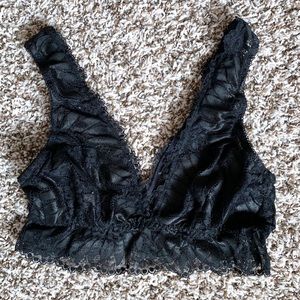 NWOT Black Lace Aerie Bralette